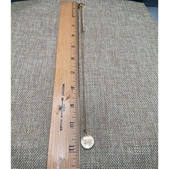 Kate Spade One in a Million Initial Necklace Letter D Gold Plated Rolo Chain - Picture 8 of 10